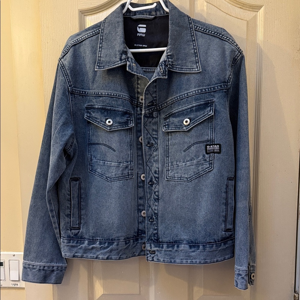 G-Star Men's Classic Indigo Jacket